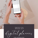 2022 2023 Grey Daily Digital Planner For IPhone And IPad Minimalist