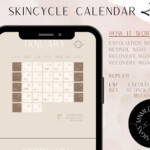 2023 Hautzyklus Kalender Habit Tracker Januar 2023 Bis Etsy de