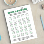 30 Days To A New Habit Tracker Worksheet PRINTABLE INSTANT DOWNLOAD