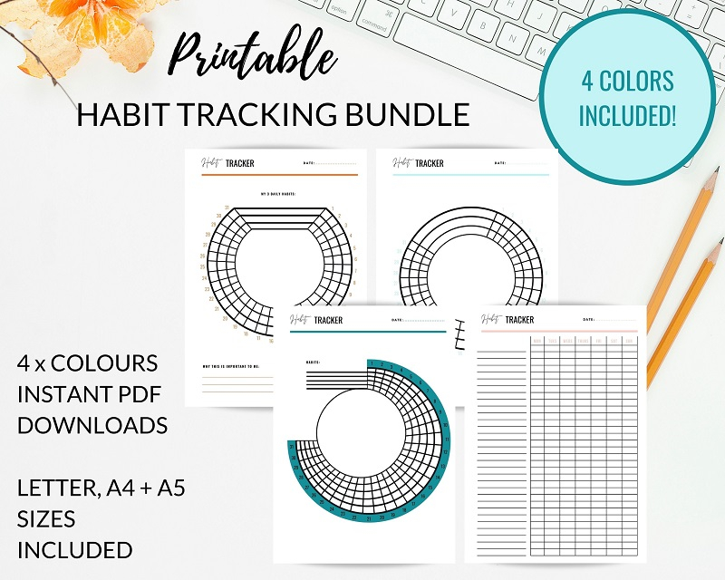 37 Printable Habit Tracker Templates Free For 2023