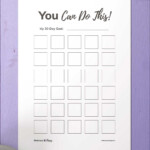 5 Best 30 Day Habit Tracker Printables Free And Premium Ordinary