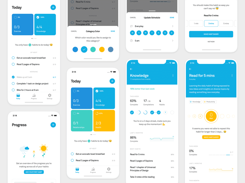 5 Best Habit Tracking Apps For 2019 Productivity Land