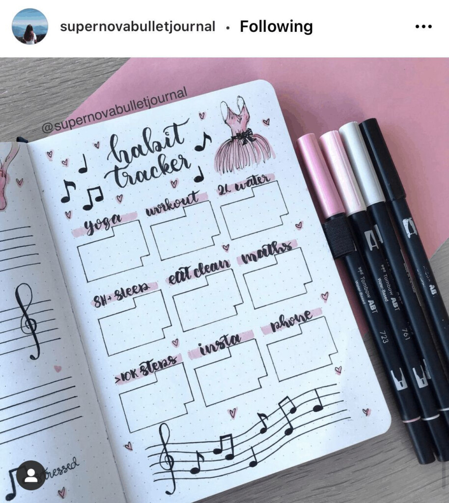 70 Bullet Journal Habit Tracker Ideas Life Is Messy And Brilliant In 