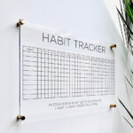 Acrylic Habit Tracker Board For Wall The Best Habit Trackers