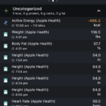 After App Syncs With Apple Health It Shows Multiple Entry For Height