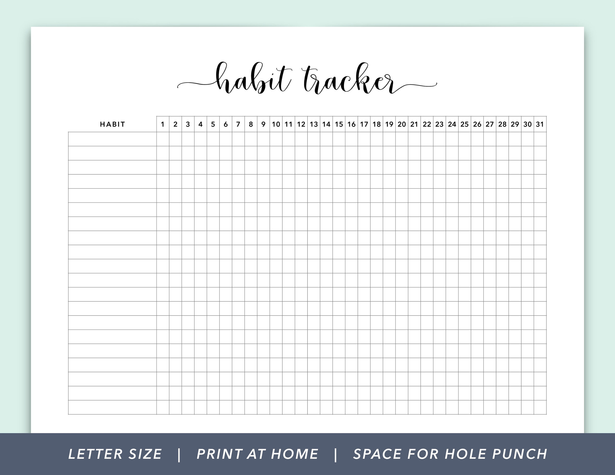 Best Free Printable Habit Tracker Roy Blog