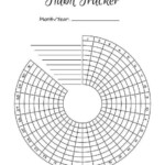 Bullet Journal Circular Habit Tracker Printable Template Bullet