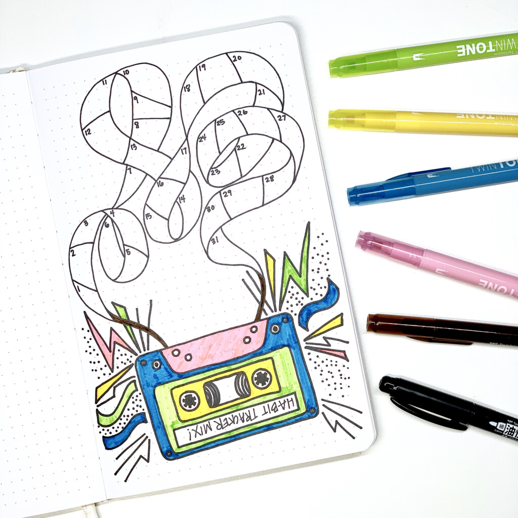 Cassette Tape Habit Tracker Tutorial LaptrinhX News