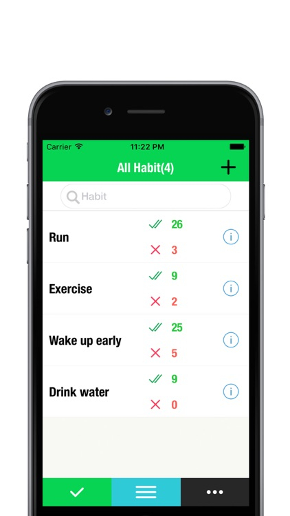 Daily Habit List Habit Tracker With Goal Streaks By Yongwen Hu