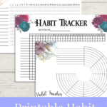 Daily Habit Tracker Printable Habit Tracker Habit Log Etsy Habit