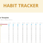 Free Notion Habit Tracker Template Notion Invoice Blog