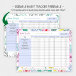 Free Printable Monthly Habit Tracker