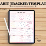 Goodnotes Template Habit Tracker PDF Digital Bullet Journal Etsy