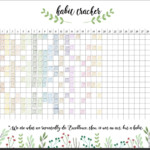 Habit Tracker Bullet Journal Track Your Habits Green Template