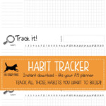 Habit Tracker Printable Atomic Habits Goal Setting 30 Etsy