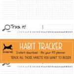 Habit Tracker Printable Atomic Habits Goal Setting 30 Etsy Australia