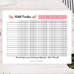 Habit Tracker Printable Habit Tracker Printable Habit Tracker Habits