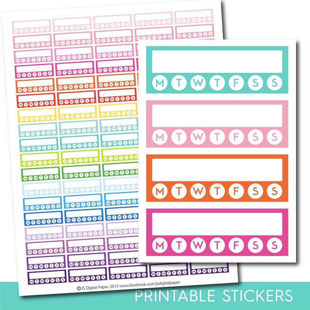 Habit Tracker Stickers Habit Stickers Habit Tracker Planner Stickers