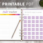 Habit Tracker Templates Download Printable And IPad Friendly PDF