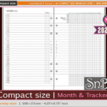 Monthly Habit Tracker 41 FC Compact Franklin Covey Planner Inserts