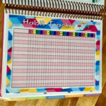 Monthly Habit Tracker Dashboard Insert For Use With Erin Condren