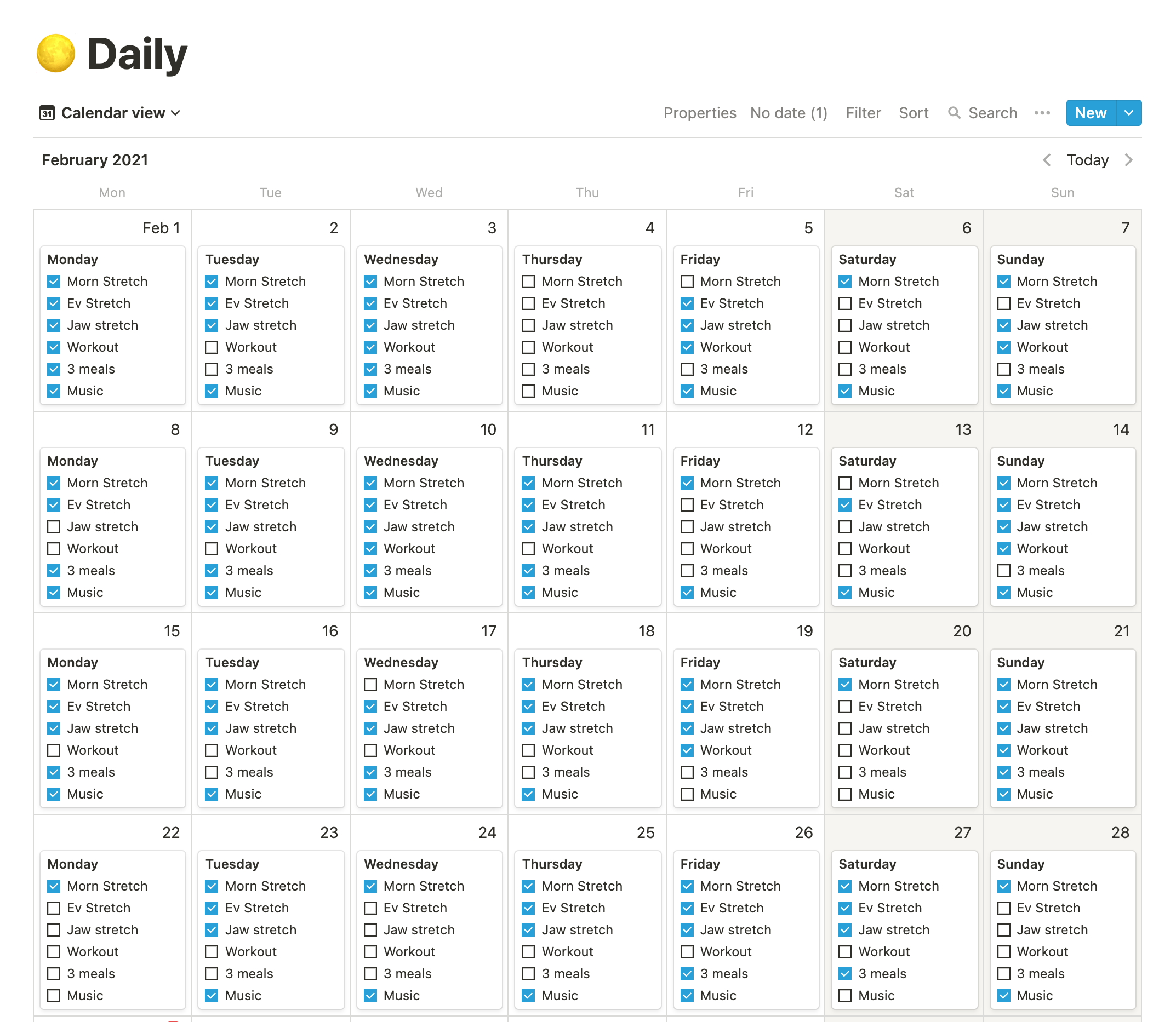 Notion Habit Tracking Update 2 Brad Frost