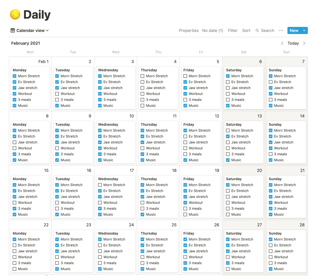 Notion Habit Tracking Update 2 Sciencx