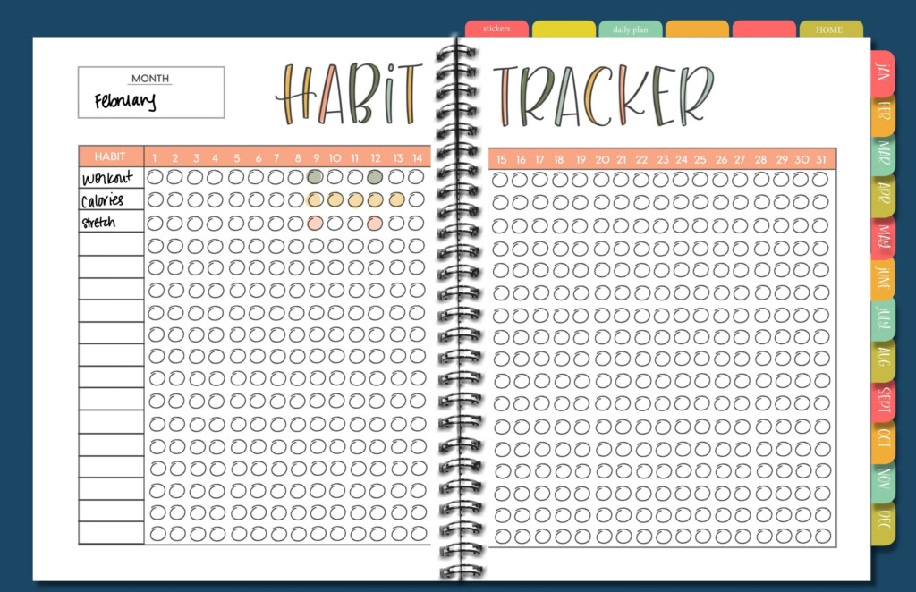 Printable A4 Pdf Weekly Wall Planner Calendar Based On The 7 Habits 7 