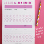Printable Habit Tracker Start Tracking Your Habits When YOU Feel Like