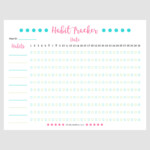 Printable Habit Tracker Ubicaciondepersonas cdmx gob mx