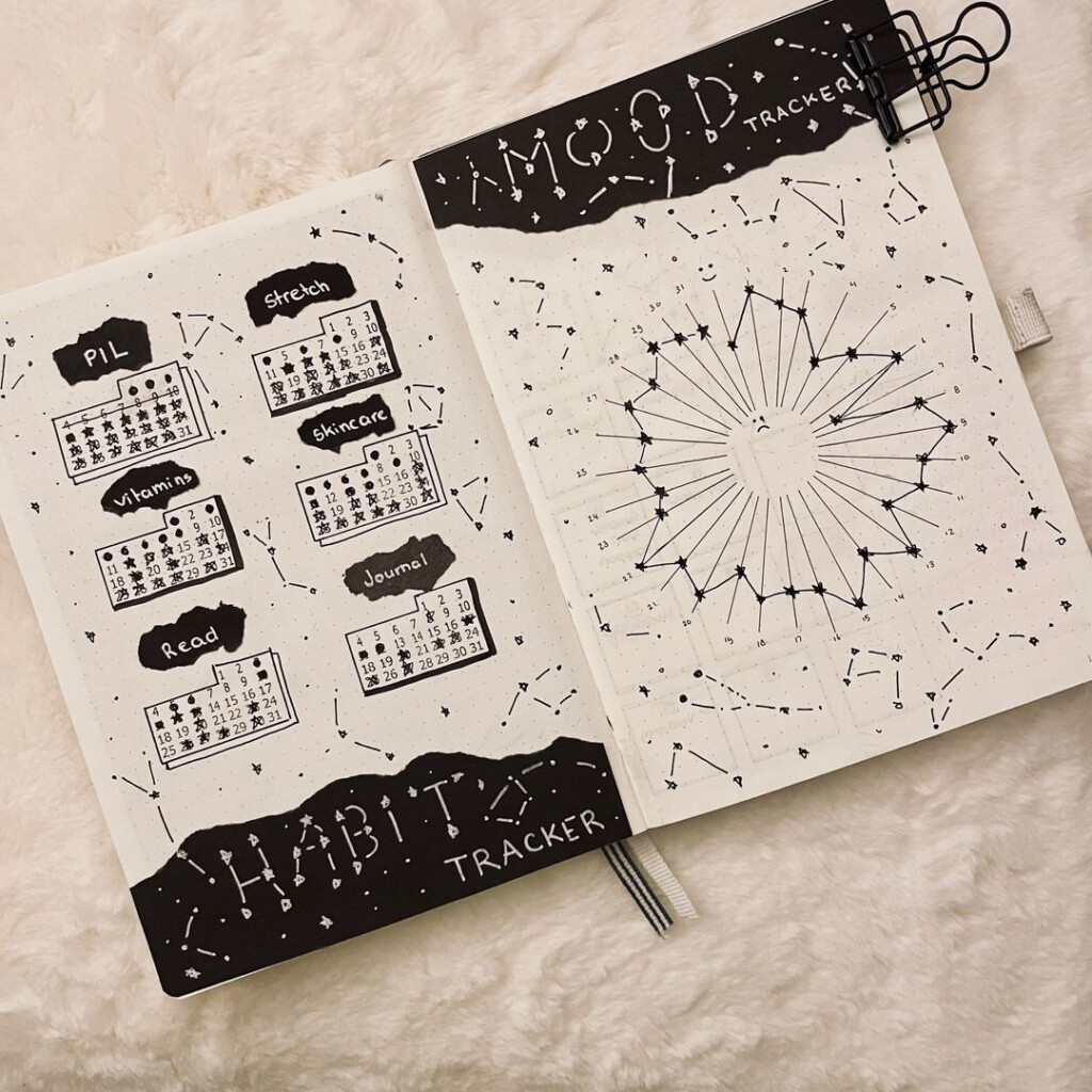 Sandy Chen Bullet Journal On Instagram Filled In Mood And Habit 