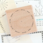 Stempel Habit Tracker Circle Perpetual Calendar Perpetual Stamp