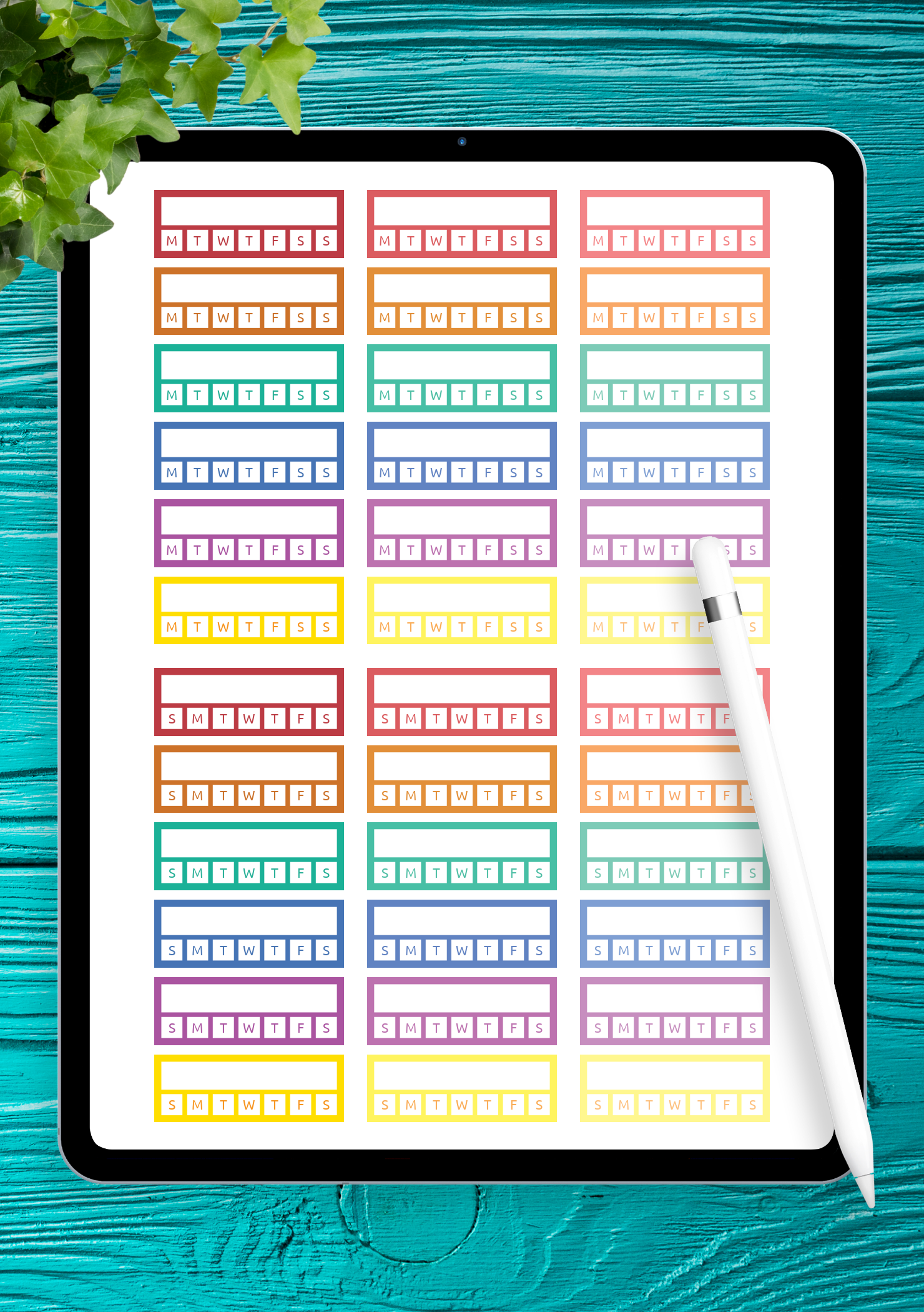 Stickers Habit Tracker Printable Stickers L Monthly Habit Tracker 