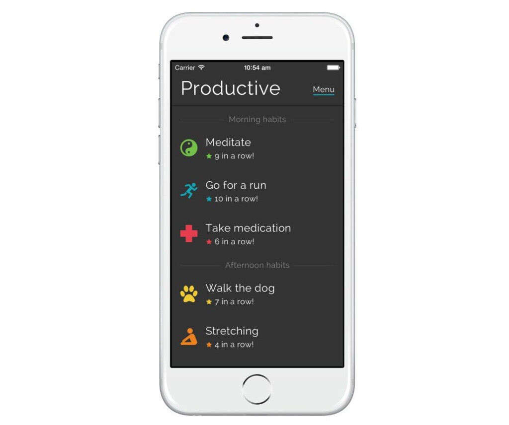 The Best Habit Tracking App For IOS PRODUCTIVE Habit Tracking 