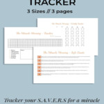 The Miracle Morning Routine Printable Miracle Morning Tracker Miracle Morning Life SAVERS