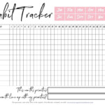 21 Free Printable Habit Trackers Habit Tracker Printable Mini Habits