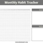 37 Printable Habit Tracker Templates Free For 2023