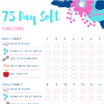 75 Soft Easy Challenge Habit Tracker Digital Download Etsy