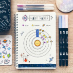 Back With The Galaxy Theme For This Month s Habit Tracker Instead Of