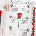 Bullet Journal Monthly Habit Tracker Andrea Peacock In 2020 Habit