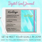 Digital Goal Journal Goodnotes Notability Habit Tracker Etsy Goal