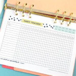 Download Clementine Creative Habit Tracker Free Printable To Do