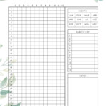 Free Printable Habit Tracker PDF World Of Printables