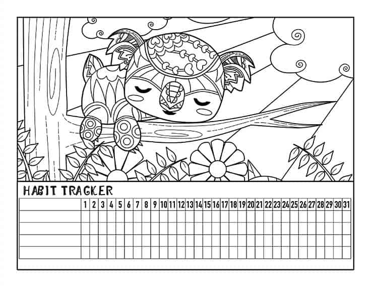 Get Organized In May With Our Free Printable Coloring Planner Sheets