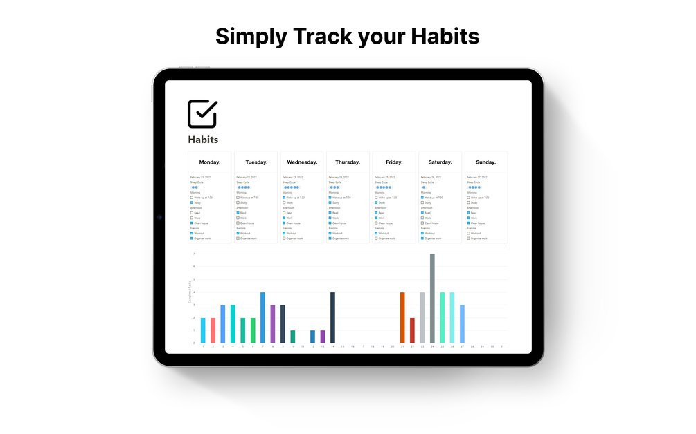 Habit Box Tracker Notion Template Notionery