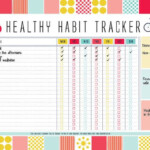 Habit Tracker Health Tracker Printable Planner Health Etsy Health