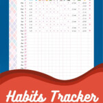 Habit Tracker Healthy Habit Tracker Printable Template Etsy Habit
