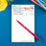 Habit Tracker Notepad Erin Condren Habit Tracker School Habits