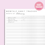 Habit Tracker Pdf Ubicaciondepersonas cdmx gob mx