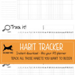 Habit Tracker Printable Atomic Habits Goal Setting 30 Etsy Australia Habit Tracker Printable